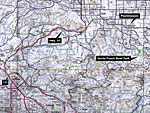 Highway map to Devils Punch Bowl Park