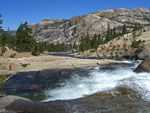 After 3 miles, the descent begins and the river starts sprinting