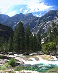 Towering peaks in Pate Valley