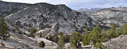 The fifth morning and back into Yosemite's imposing granite landscape along the high eastern trail