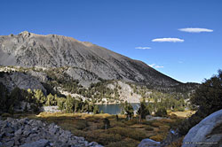 Sky Haven mountain above Fifth Lake, Big Pine Lakes CA