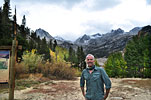 Back at the South Lake trailhead to Bishop Pass and Dusy Basin